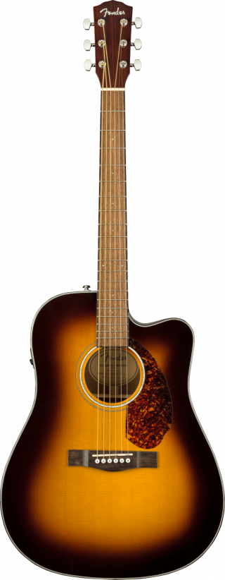 Fender CD-140SCE Dreadnought Walnut Fingerboard Sunburst